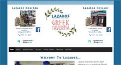 Desktop Screenshot of lazaros.co.uk